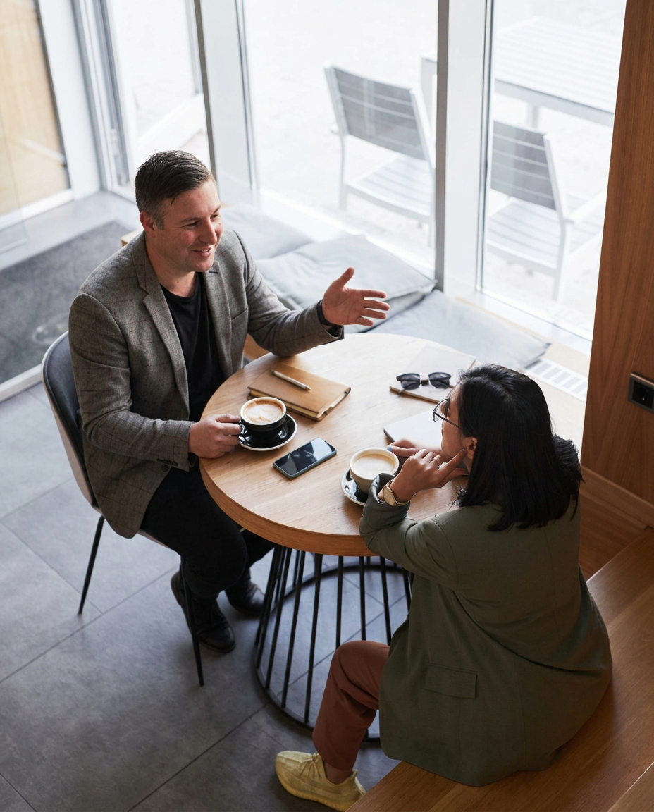 Friendly meeting with expert mortgage adviser in Worcestershire